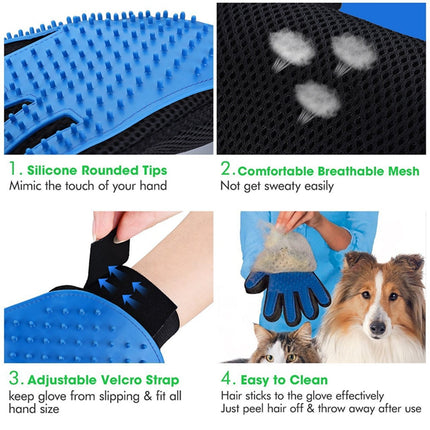 Silicone Pet Grooming Glove - wnkrs