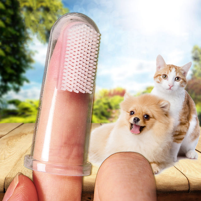 Soft Finger Toothbrush for Pets - wnkrs