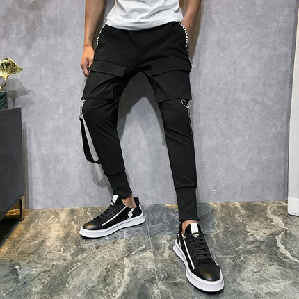 Casual Men's Pants in Black Color - Wnkrs