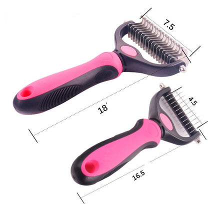 Pets Stainless Steel Double-Sided Comb - wnkrs