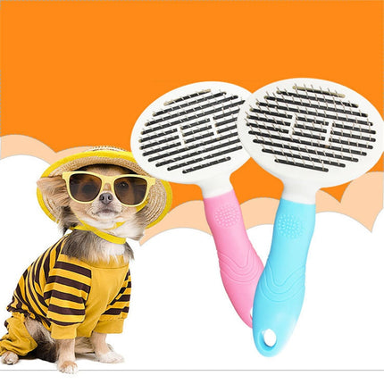 Self Cleaning Hair Shedding Dog Comb - wnkrs