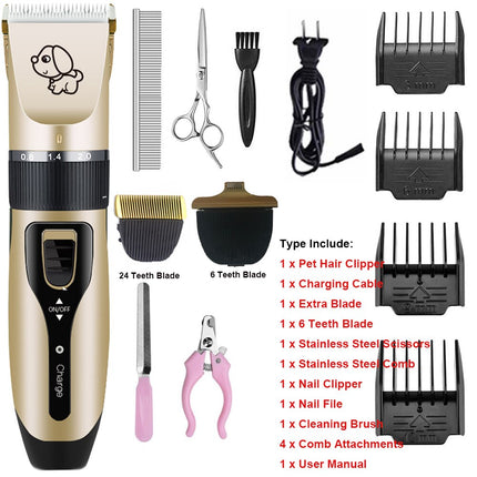 Professional Rechargeable Grooming Pet Hair Trimmer - wnkrs