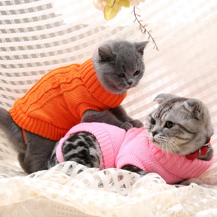 Warm Turtle Neck Sweater for Pets - wnkrs