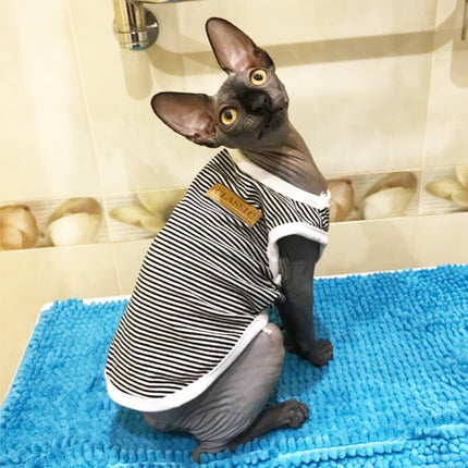 Cat's Summer Striped Cotton T-Shirts - wnkrs