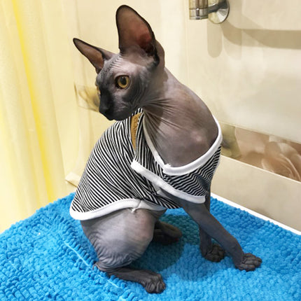 Cat's Summer Striped Cotton T-Shirts - wnkrs