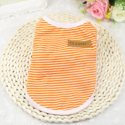 Cat's Summer Striped Cotton T-Shirts - wnkrs
