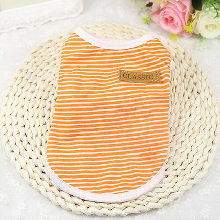 Cat's Summer Striped Cotton T-Shirts - wnkrs
