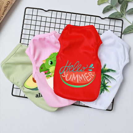 Printed Summer Cat T-Shirt - wnkrs