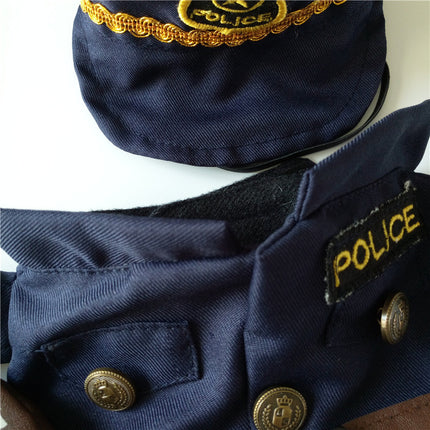 Pet's Funny Policeman Cotton Costumes - wnkrs