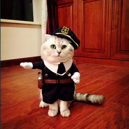 Pet's Funny Policeman Cotton Costumes - wnkrs