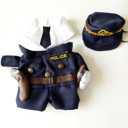 Pet's Funny Policeman Cotton Costumes - wnkrs