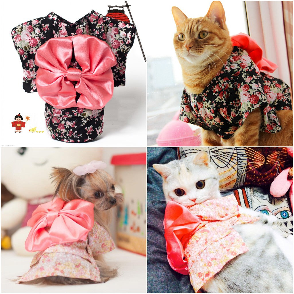 Floral Print Costumes For Pets