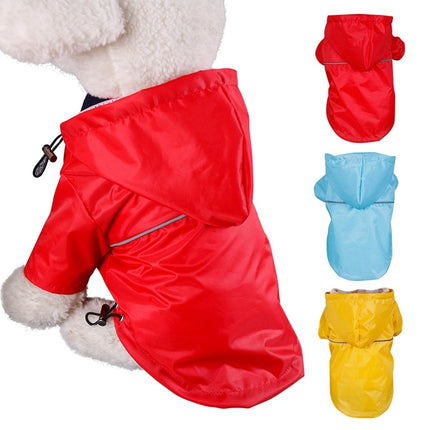 Reflective Hooded Raincoat for Small and Large Dogs and Cats - wnkrs