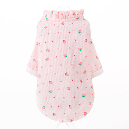 Cat Pink Strawberry Sunscreen Clothes - wnkrs