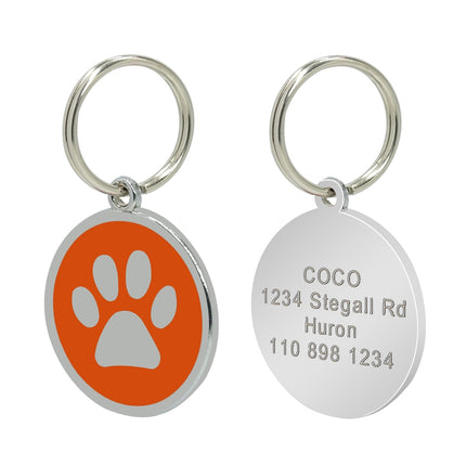 Custom Engraved Stainless Steel Dog Tag - wnkrs