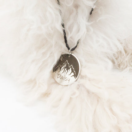 Personalized Engraved Round Dog ID Tag - wnkrs