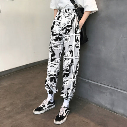 Comics Print Joggers - Wnkrs