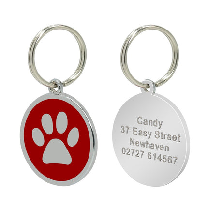 Cat's Crystal Personalized ID Tag - wnkrs