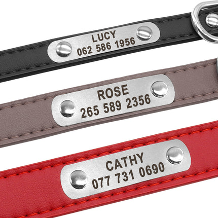 Dog Collar with Customizable ID Tag - wnkrs