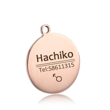 Cute Personalized Steel Pet's Collar Tag - wnkrs