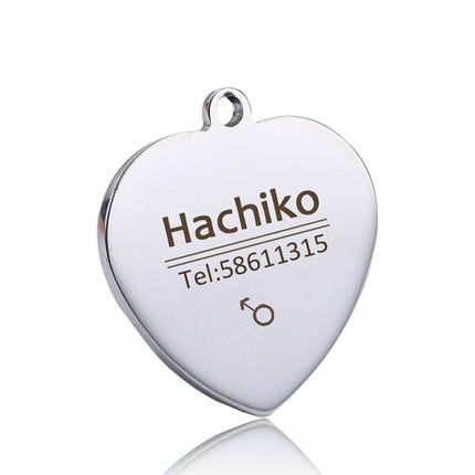 Cute Personalized Steel Pet's Collar Tag - wnkrs