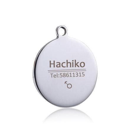 Cute Personalized Steel Pet's Collar Tag - wnkrs