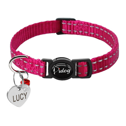 Reflective Kitten Collar with ID Tag - wnkrs