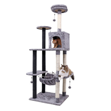 Pet Climbing Frame with Hanging Ball - wnkrs