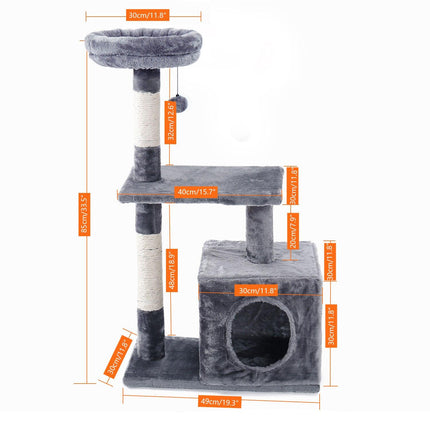 Pet Climbing Frame with Hanging Ball - wnkrs