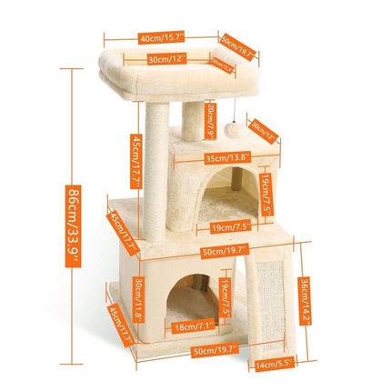 Large Four Layered Scratcher for Cats - wnkrs