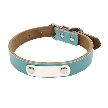 Durable Personalized Genuine Leather Dog's Collar - wnkrs