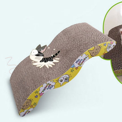 Cute Creatively Designed Wood Cat's Scratcher - wnkrs