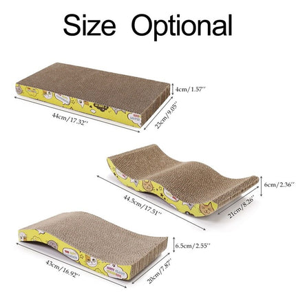Simple Scratching Board with Catnip for Cats - wnkrs
