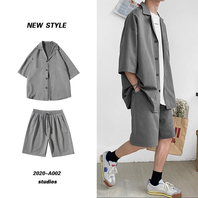 Korean Style Clothing Set for Men - Wnkrs