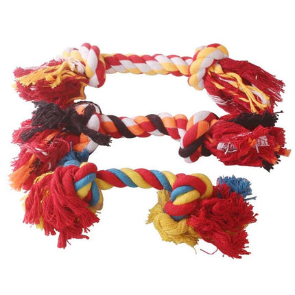 Colorful Cotton Dog Rope Toy - wnkrs