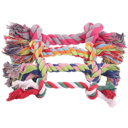 Colorful Cotton Dog Rope Toy - wnkrs