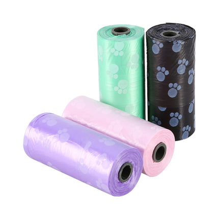 Pet Paw Printed Poop Bags - wnkrs