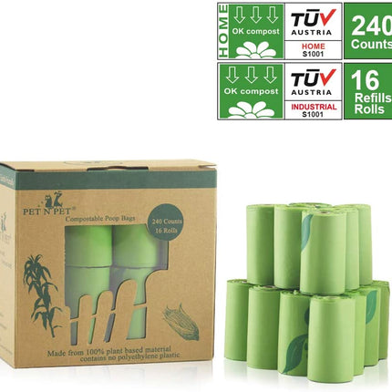 Eco-Friendly Green Dog Poop Bags - wnkrs