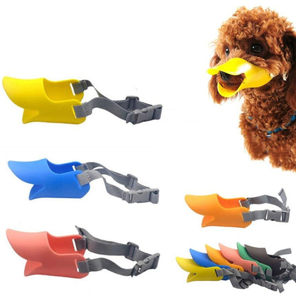 Duck Style Silicone Muzzle for Small Dogs - wnkrs