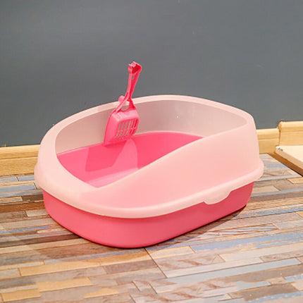 Colorful Semi-Enclosed Cat Toilet - wnkrs