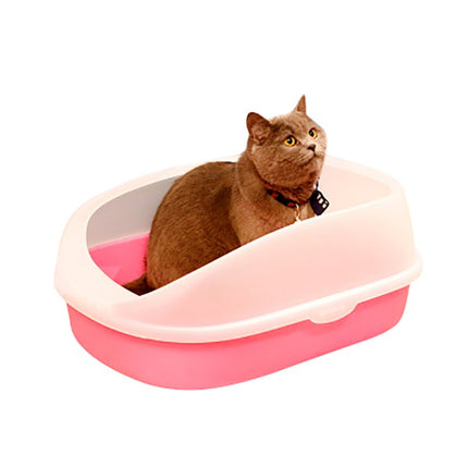 Colorful Semi-Enclosed Cat Toilet - wnkrs