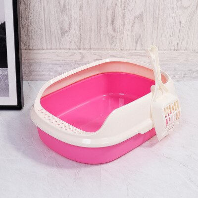 Colorful Semi-Enclosed Cat Toilet - wnkrs