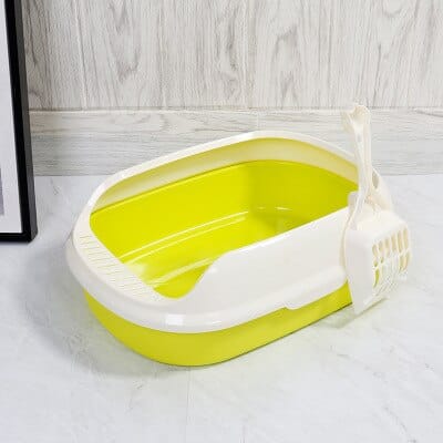 Colorful Semi-Enclosed Cat Toilet - wnkrs