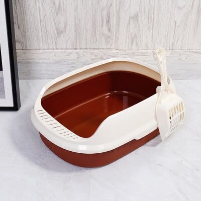 Colorful Semi-Enclosed Cat Toilet - wnkrs
