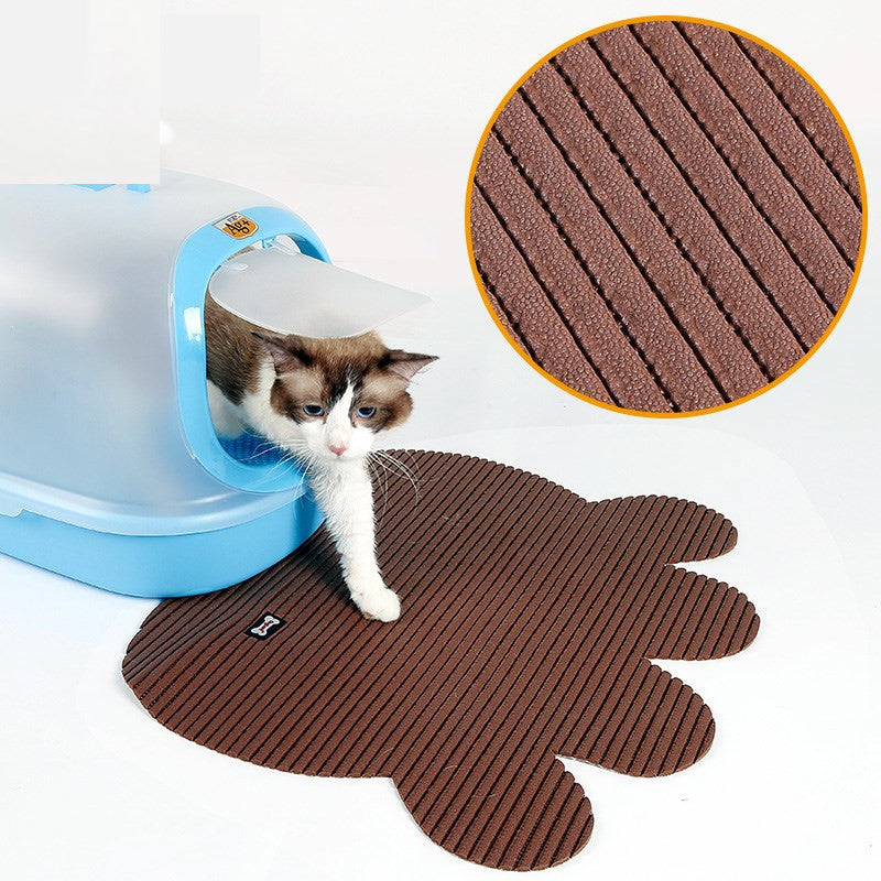 Non Slip Large Cat's Litter Mat