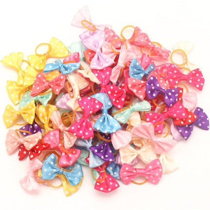 Colorful Small Hair Bows Set for Cat and Dog - wnkrs