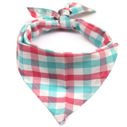 Pets Plaided Bandana - wnkrs