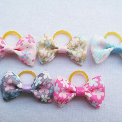 Cute Ribbon Hair Bows for Pets - wnkrs