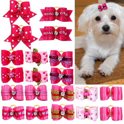 Small Hair Bows for Pets - wnkrs