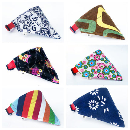 Colorful Triangular Dog Scarf - wnkrs